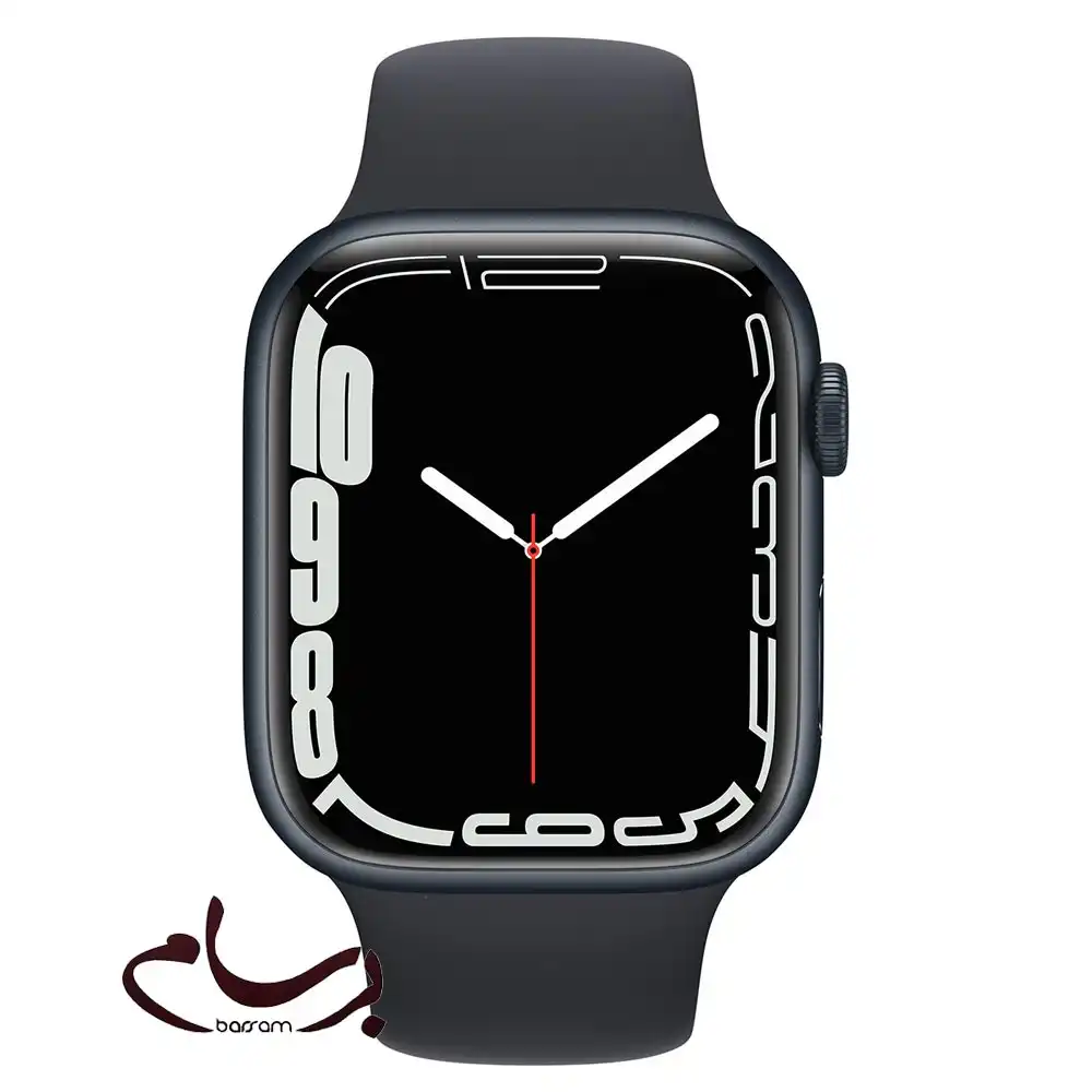 ساعت هوشمند اپل سری Apple Watch Series 7 کیس الومینیومی و بند سیلیکونی (41 میلی متر)