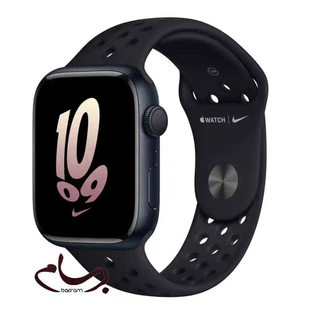 ساعت هوشمند اپل سری Apple Watch Series 7 کیس الومینیومی و بند نایک Nike