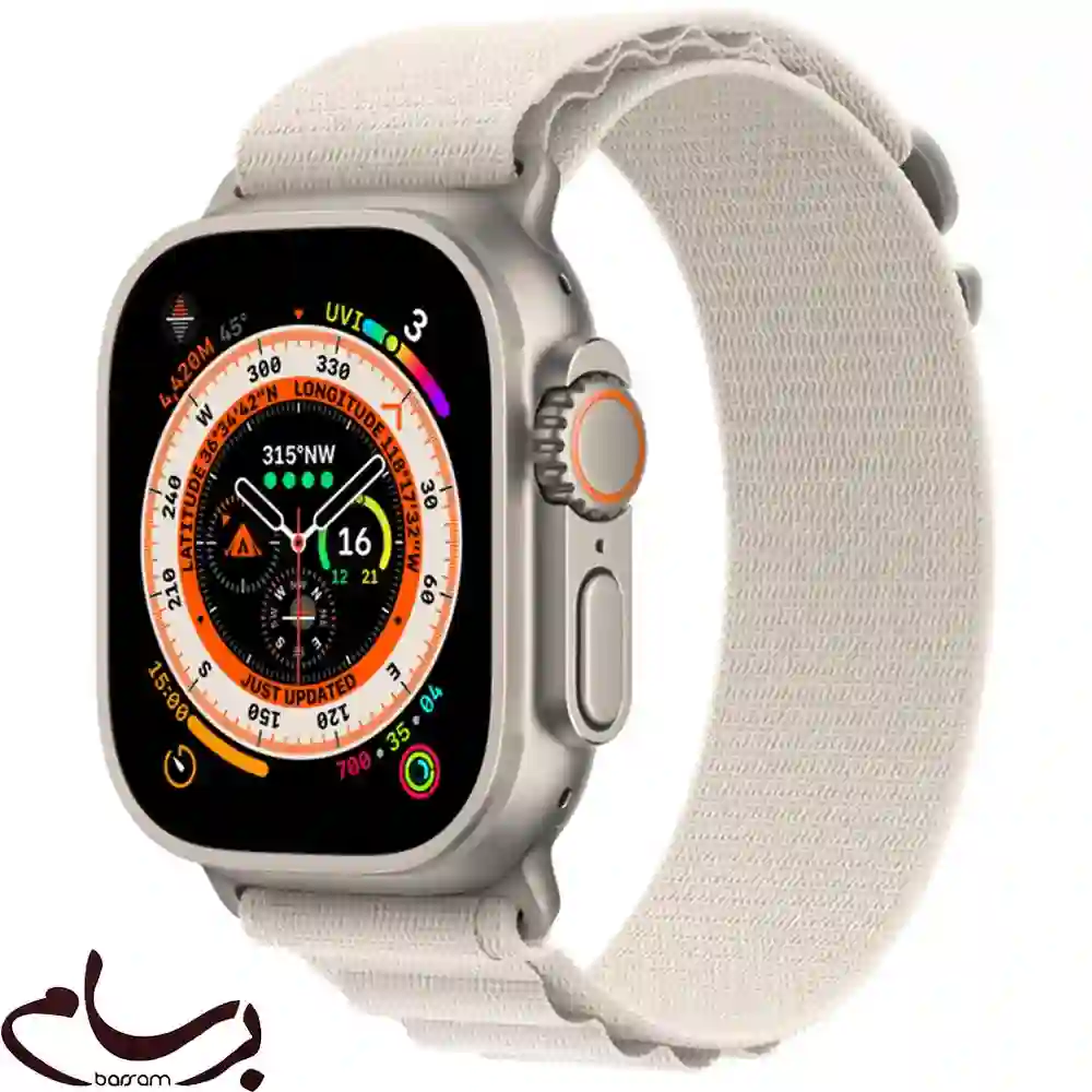 ساعت هوشمند اپل سری Apple Watch Ultra قاب تیتانیوم و بند Alpine Loop