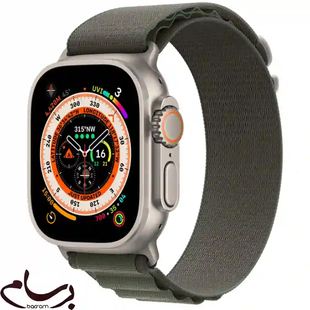 ساعت هوشمند اپل سری Apple Watch Ultra قاب تیتانیوم و بند Alpine Loop