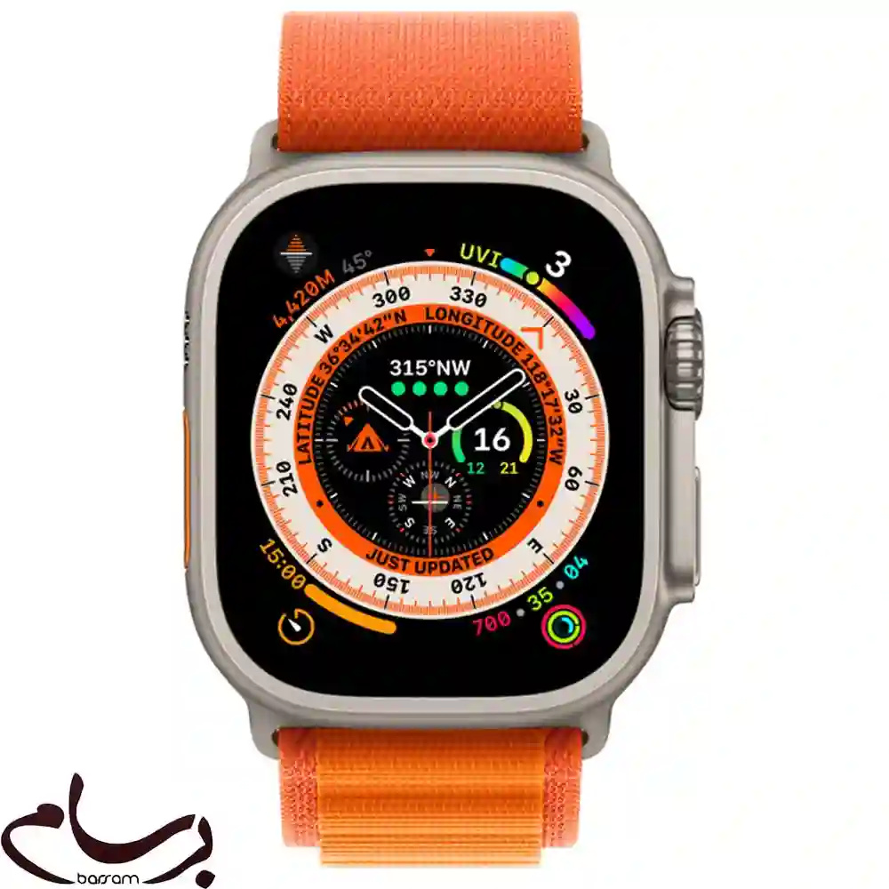 ساعت هوشمند اپل سری Apple Watch Ultra قاب تیتانیوم و بند Alpine Loop